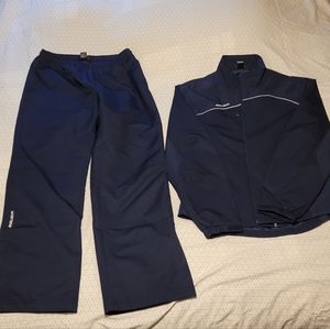 Bauer Team Navy Blue jacket & coordinating pants size M
